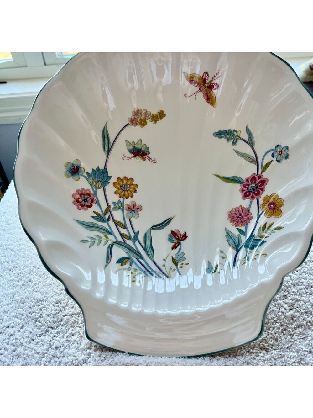 Jahuin by Andrea Vintage Ceramic Seashell Platter by Andrea - Picture 6 of 8